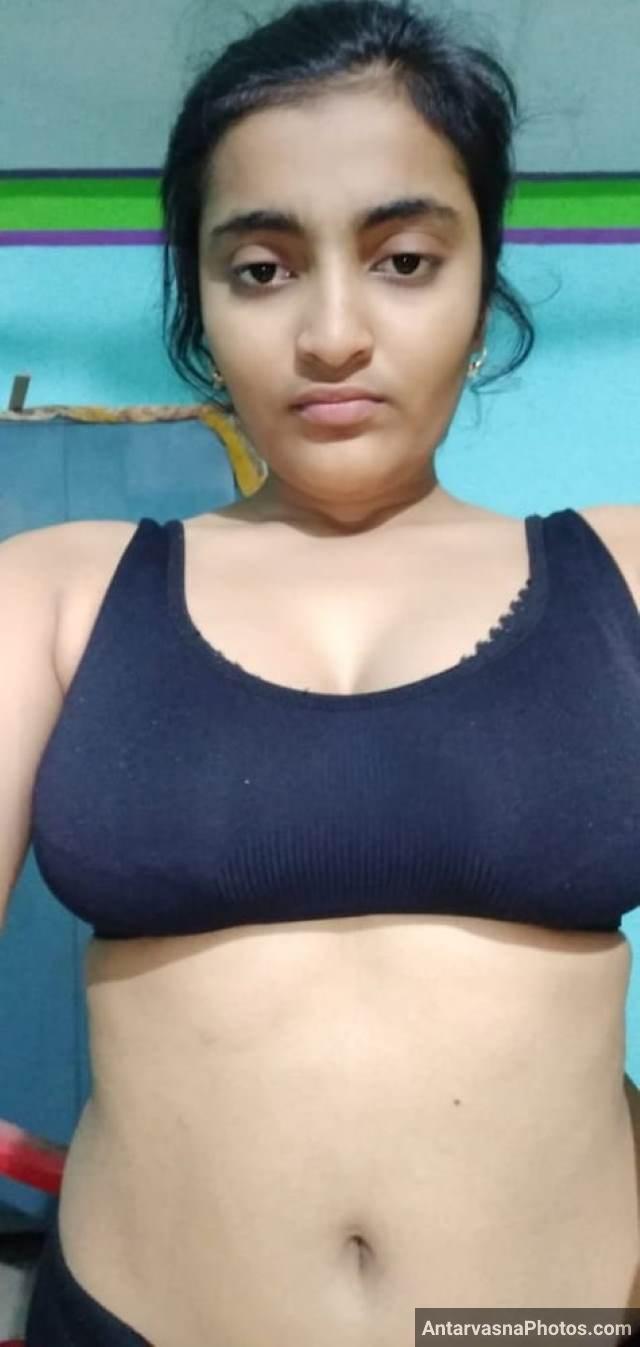 new bra me apni big sexy figure dikhati hot girl