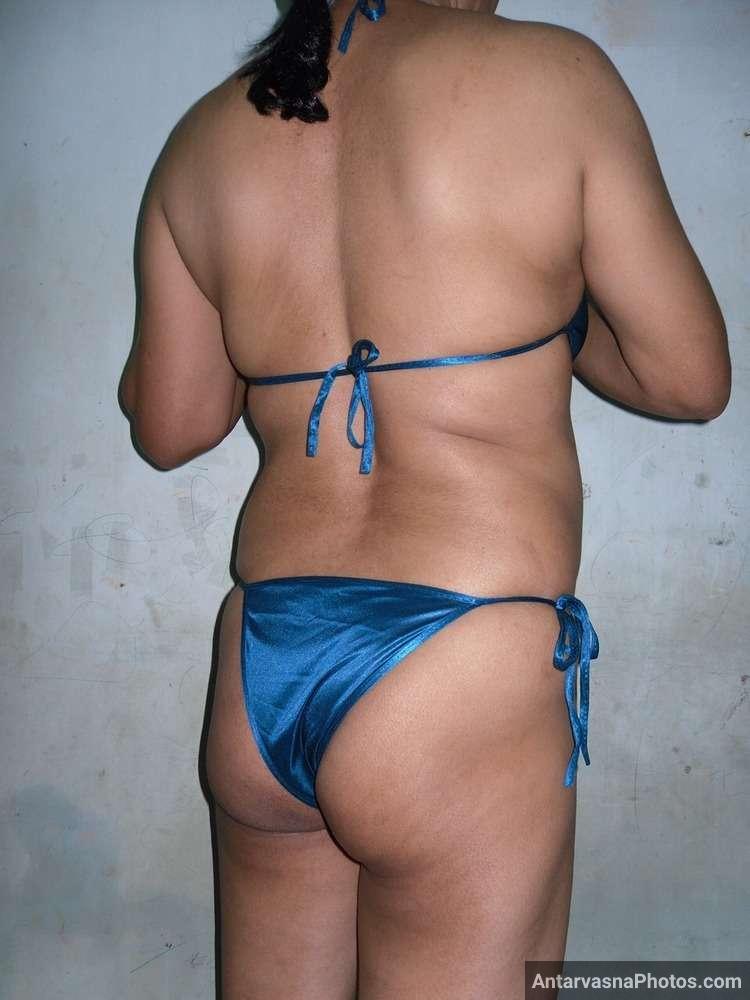 blue bra panties wali hot aunty sexy pics 9