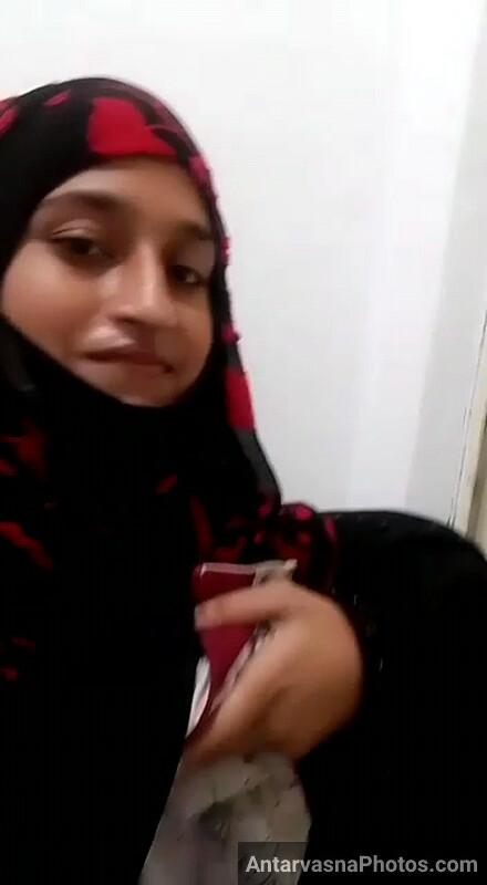 hijab girl shows her hot boobs 4